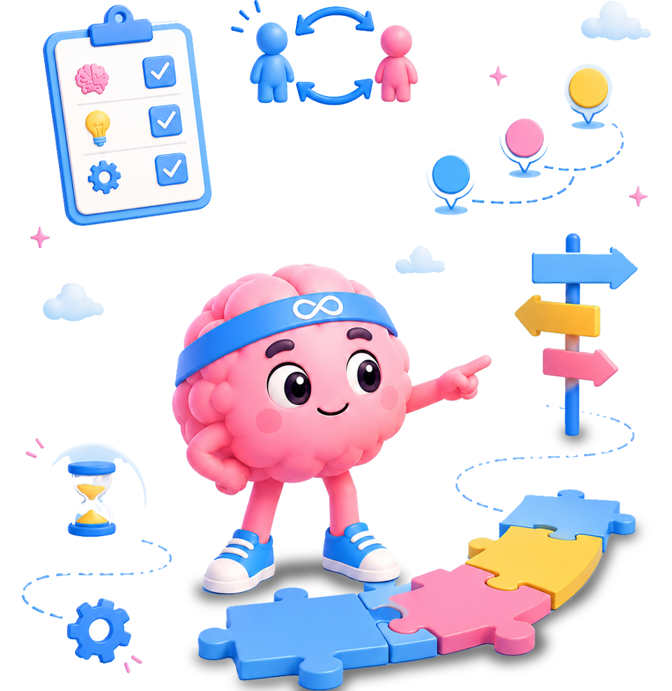 Mascota de PlayMind NeuroDiversidad